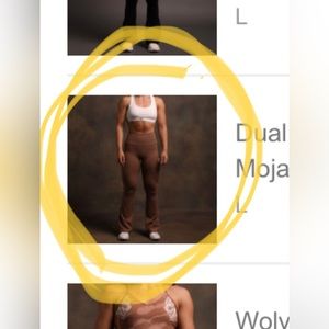 Dual “Georgia” energy flare leggings